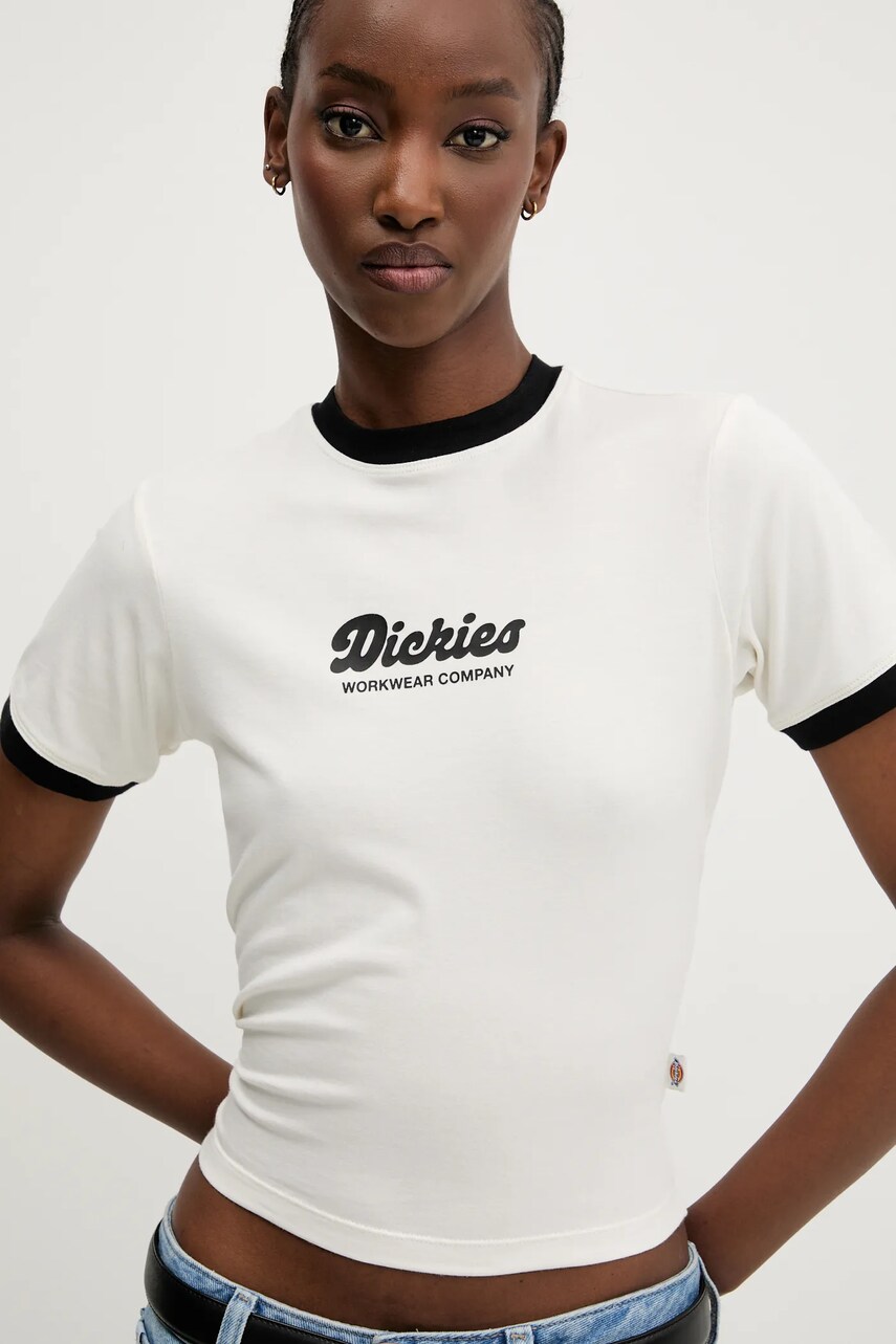 Levně Tričko Dickies béžová barva, DK0A4Z8IC481
