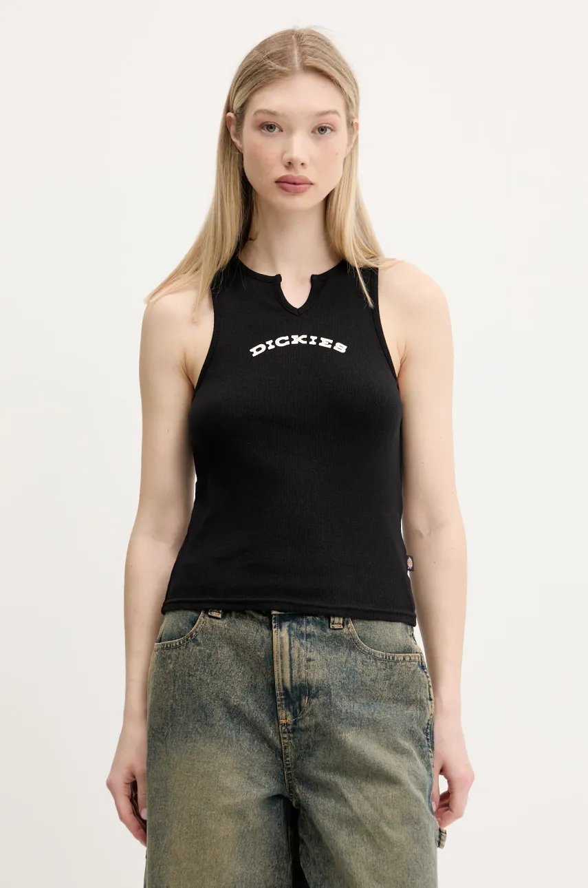 Dickies top culoarea negru, DK0A8677BLK1
