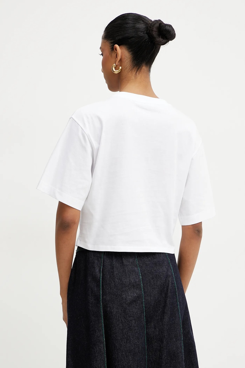 Βαμβακερό μπλουζάκι MAX&Co. γυναικείο, χρώμα: άσπρο, 2516941083200 φωτογραφία