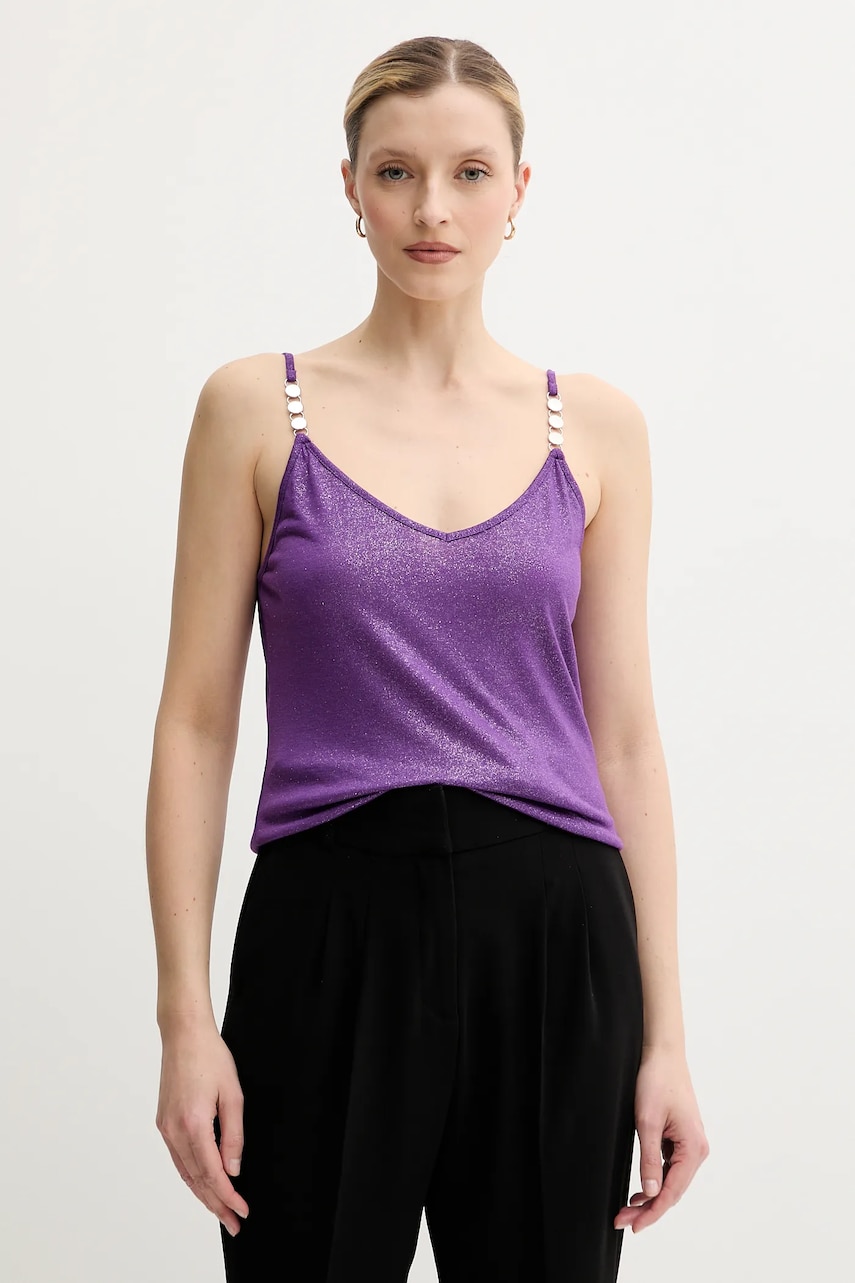 Morgan top BAMBINO culoarea violet, BAMBINO