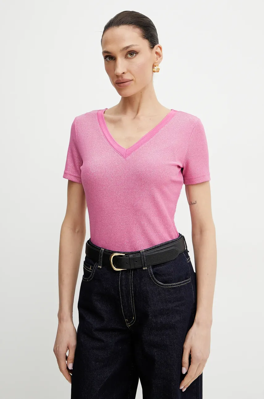 Morgan tricou DIWI femei, culoarea roz, DIWI