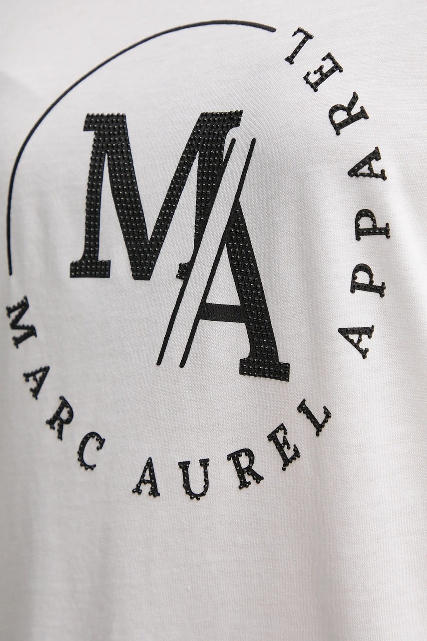 Μπλουζάκι Marc Aurel χρώμα: άσπρο, 7635-7000-73814 φωτογραφία