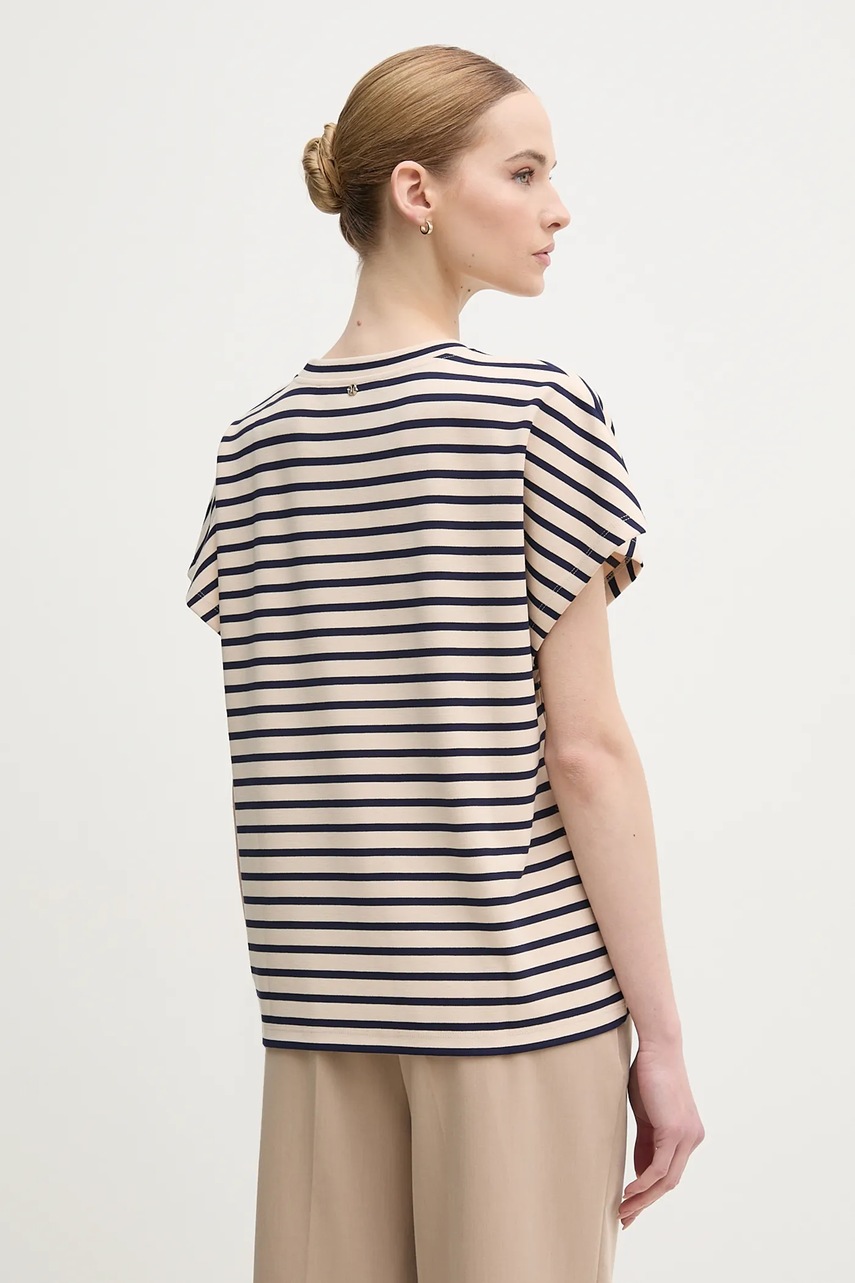 Μπλουζάκι Marc Aurel χρώμα: μπεζ, 7677-7000-73858 φωτογραφία