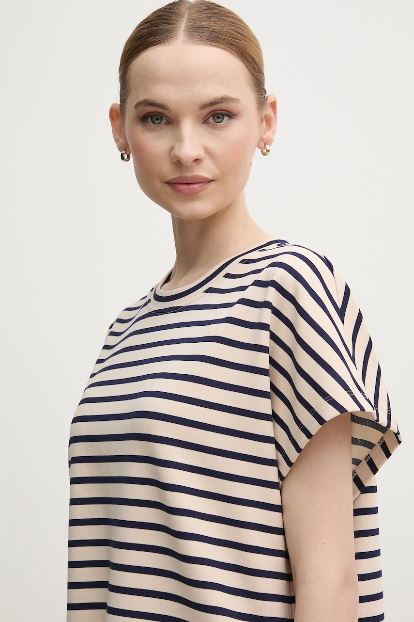 Μπλουζάκι Marc Aurel χρώμα: μπεζ, 7677-7000-73858 φωτογραφία