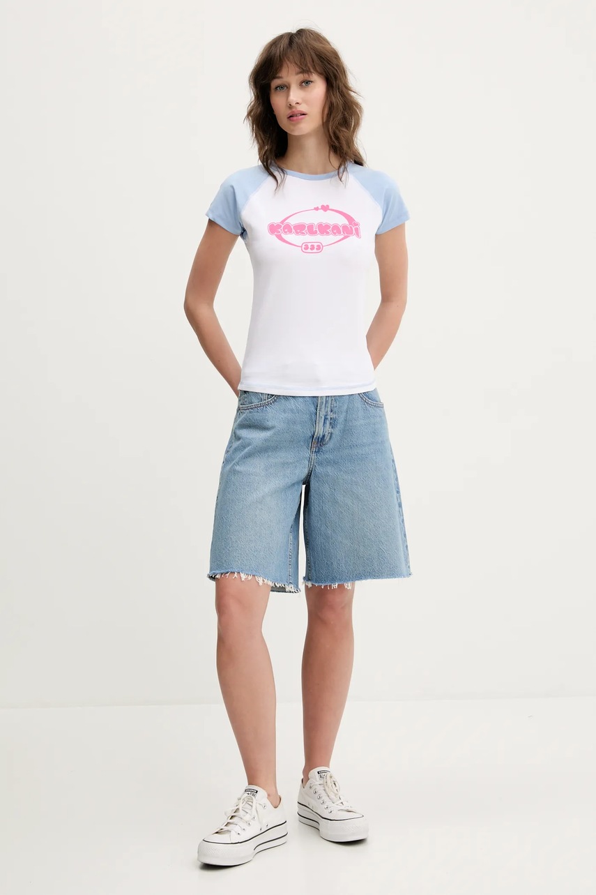 Футболка Karl Kani цвет белый 61300124