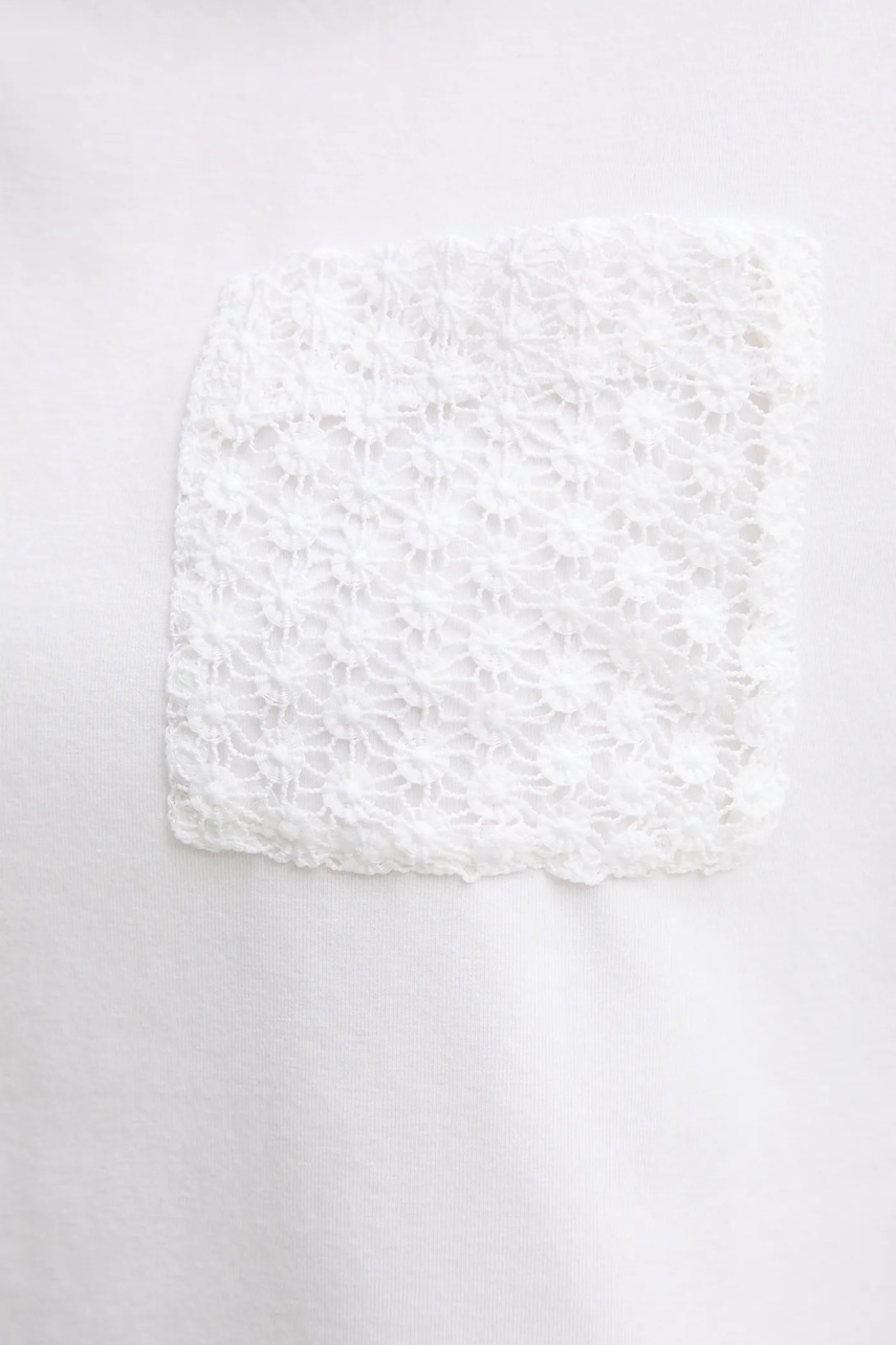 Μπλουζάκι United Colors of Benetton χρώμα: μπεζ, 3IFVD10AF φωτογραφία