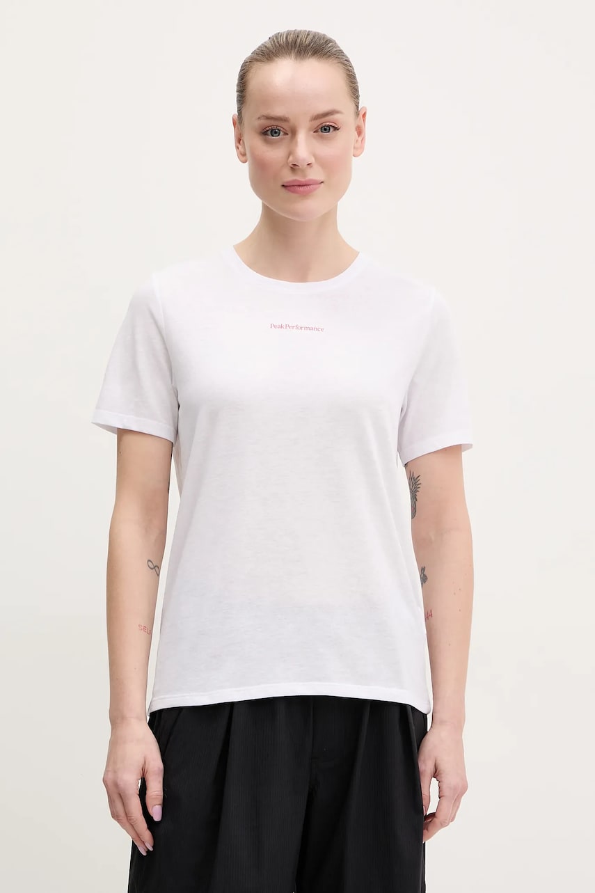 Peak Performance tricou femei, culoarea alb, G79742