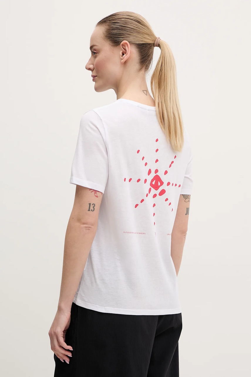 Μπλουζάκι Peak Performance χρώμα: άσπρο, G79742 φωτογραφία