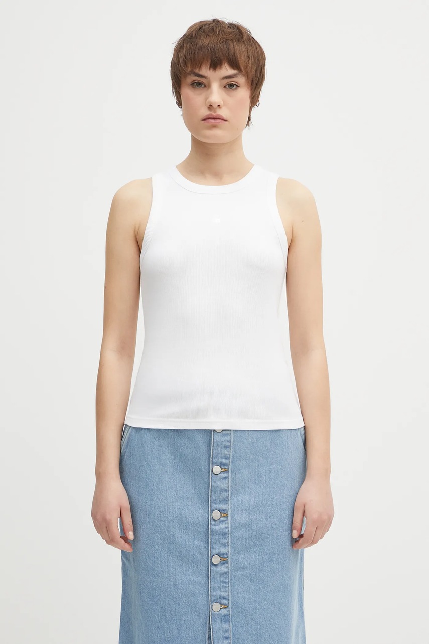 Top Carhartt WIP Philips A-Shirt bílá barva, I034624