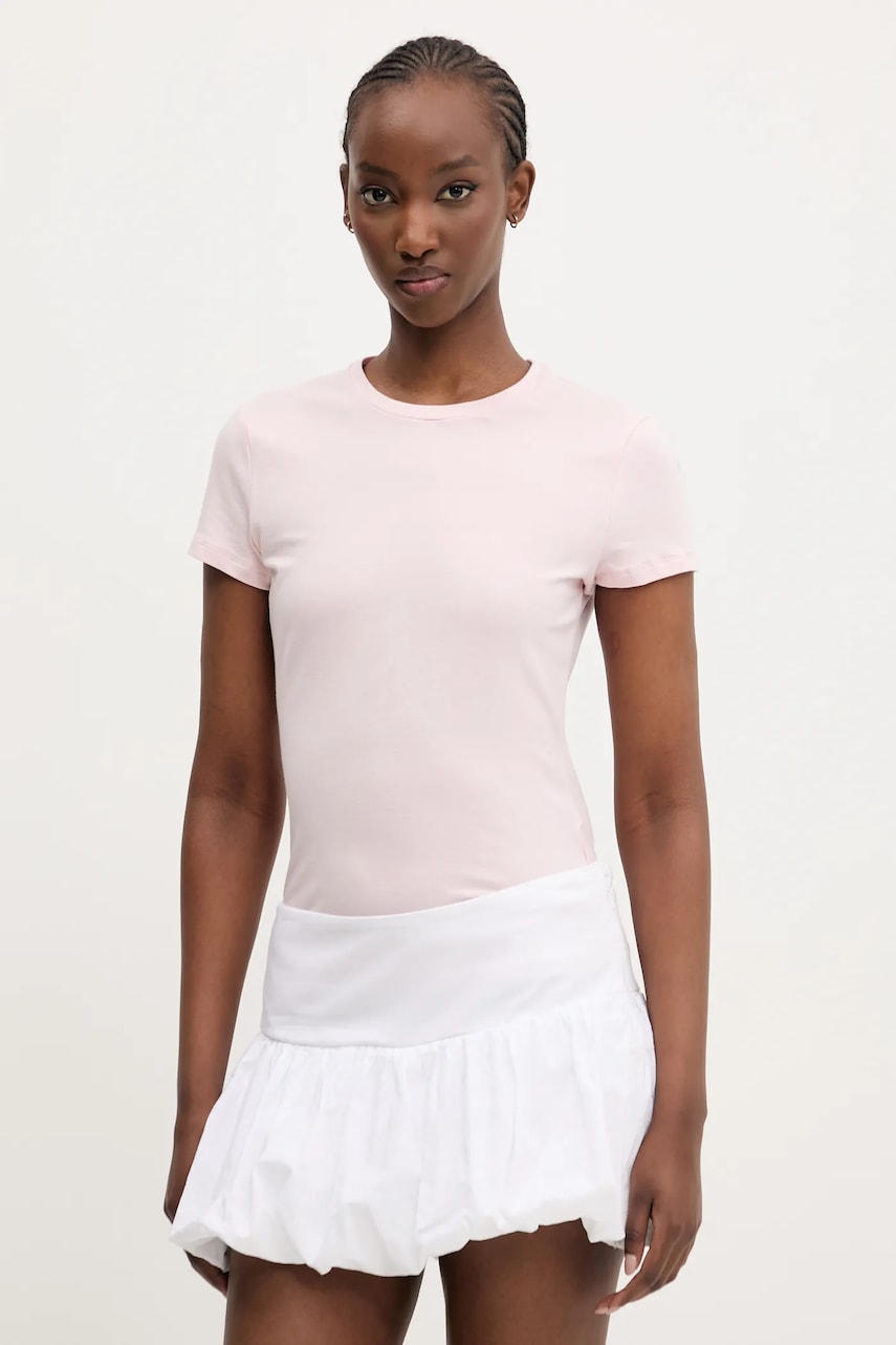 Abercrombie & Fitch tricou femei, culoarea roz, KI139-5249