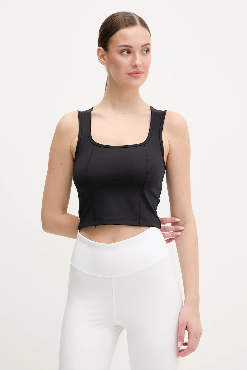 Casall top de antrenament Edge culoarea negru, 25006