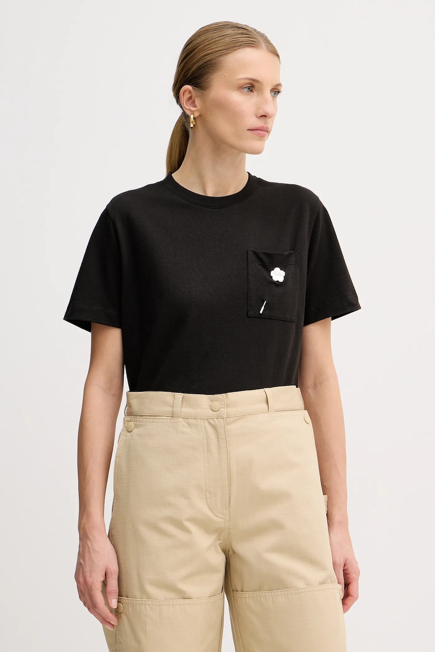 Kenzo tricou din bumbac femei, culoarea negru, FF52TS1504SG.99J