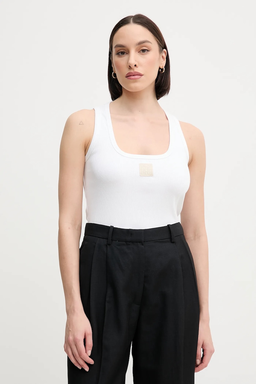 Pedro del Hierro top culoarea alb, 4539618
