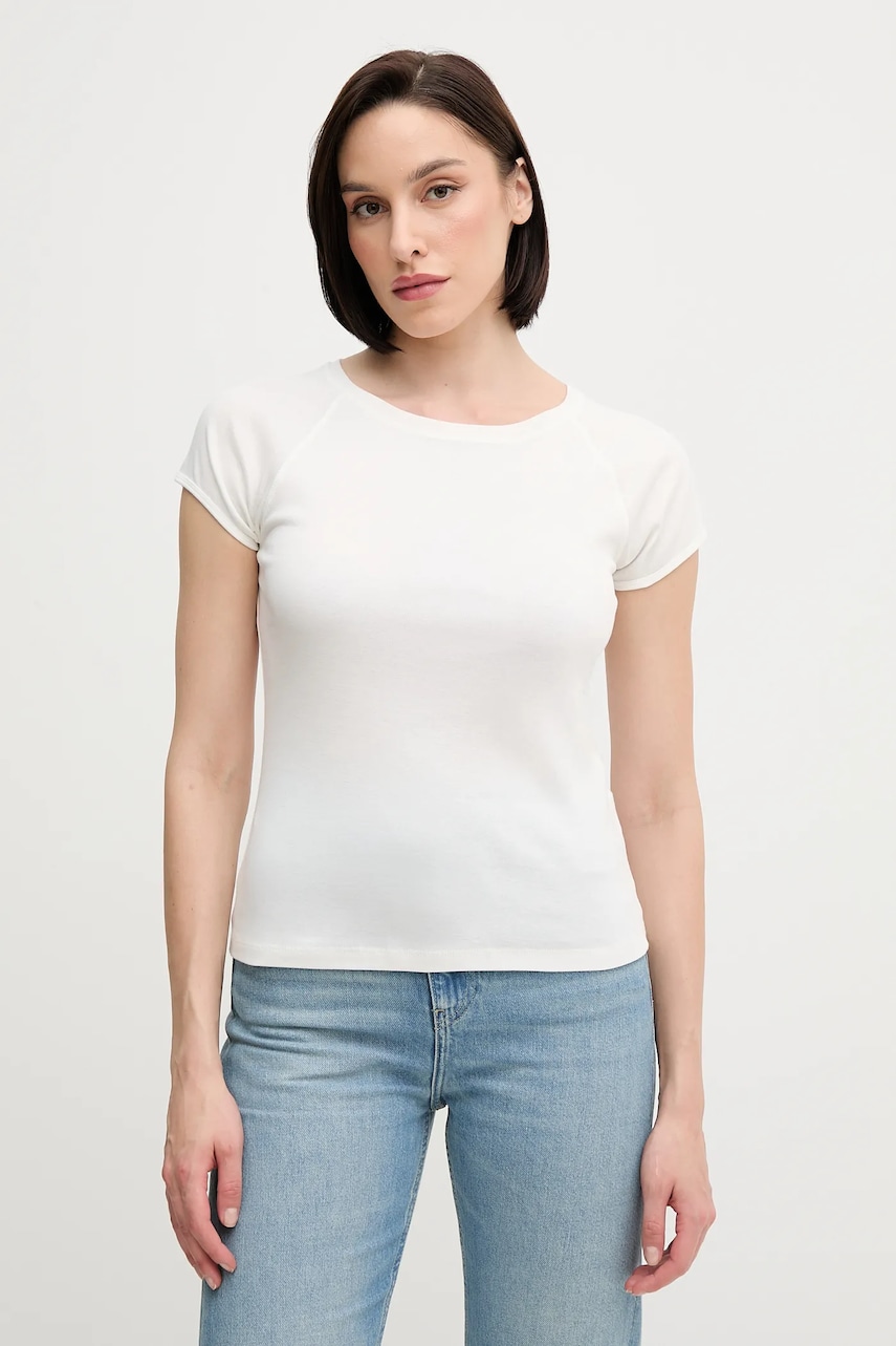 Pedro del Hierro tricou din bumbac culoarea alb, 4539619