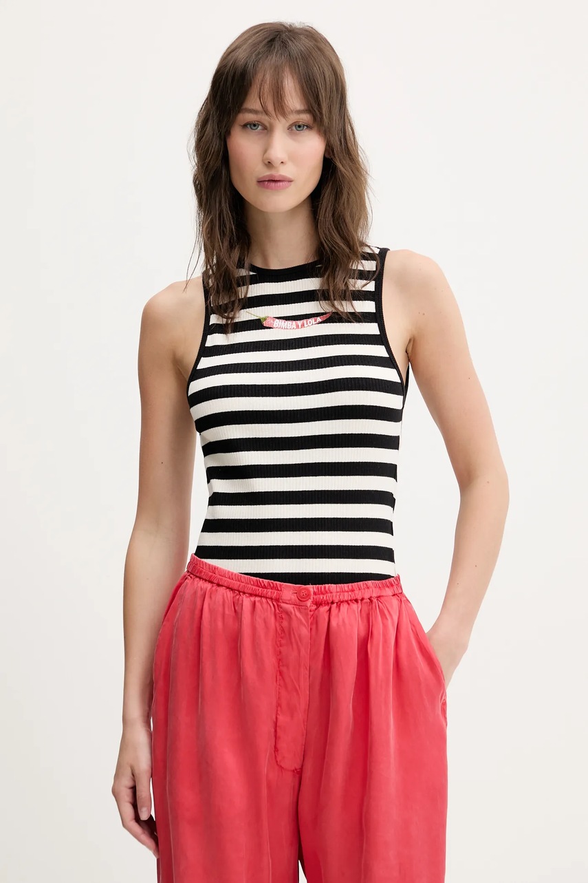 Bimba y Lola Top Bimba Y Lola χρώμα: μαύρο, 251BR7461.10000