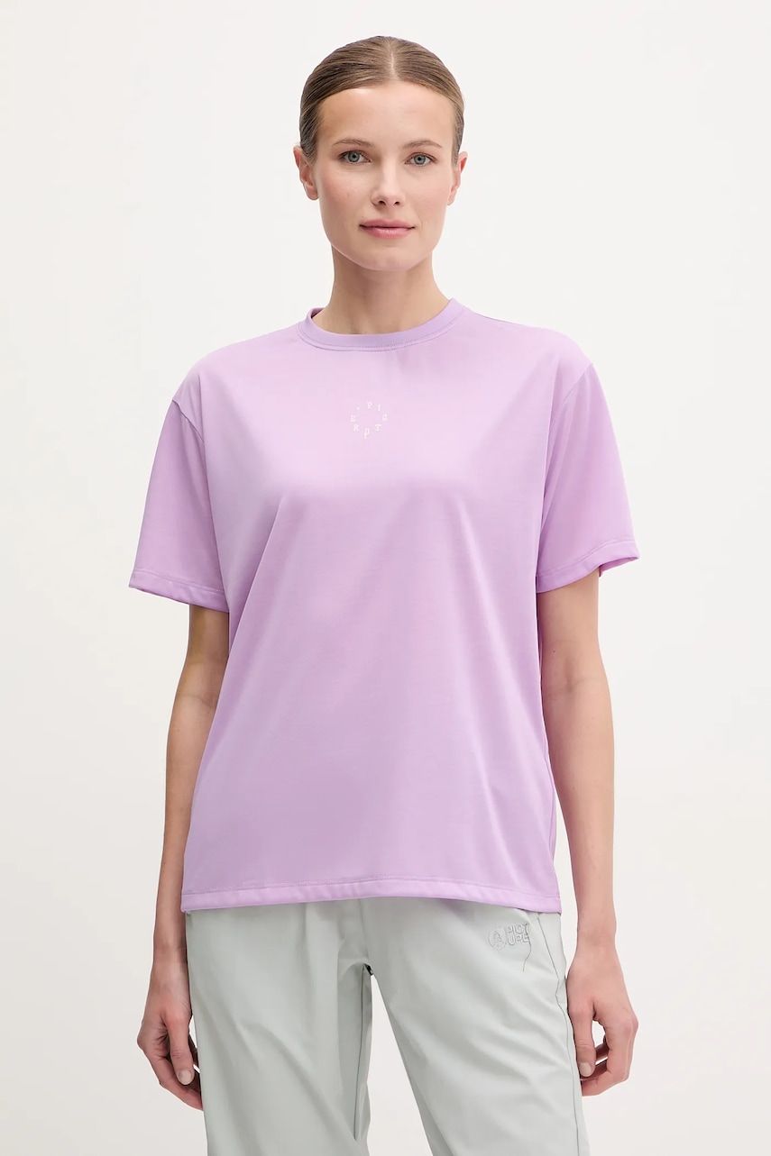 Picture tricou sport Elhm culoarea violet, WTS0579