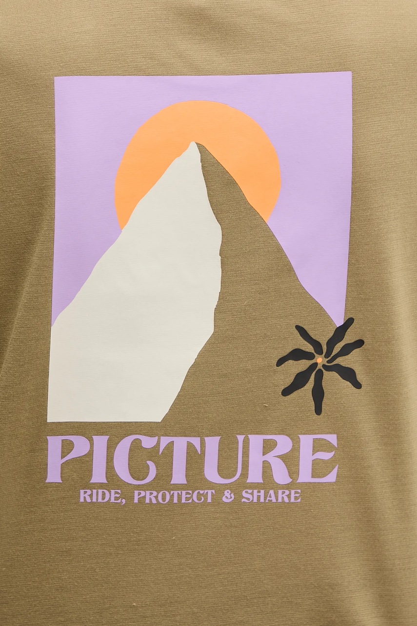 Μπλουζάκι Picture Timont χρώμα: πράσινο, WTS0587 φωτογραφία