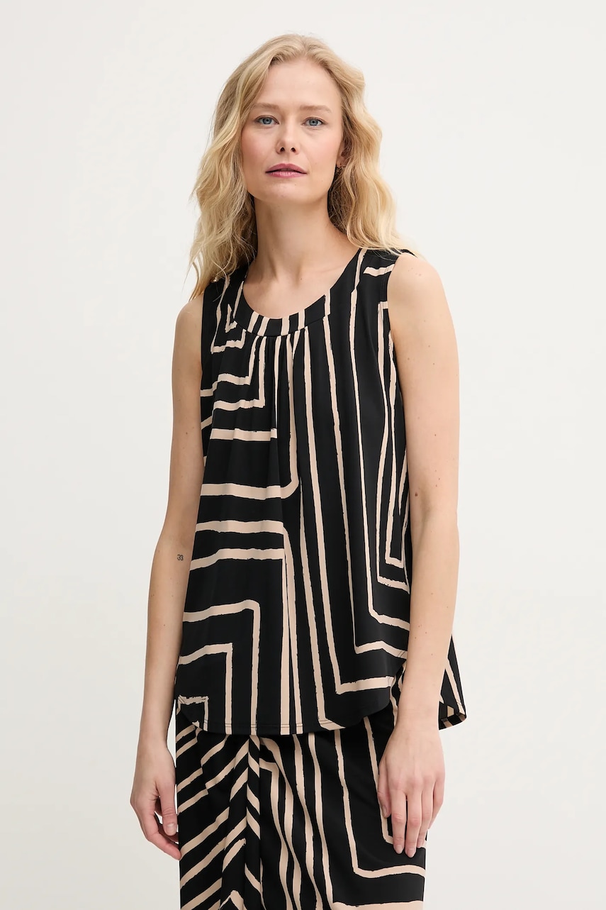 Joseph Ribkoff top culoarea negru, cu imprimeu, 252113
