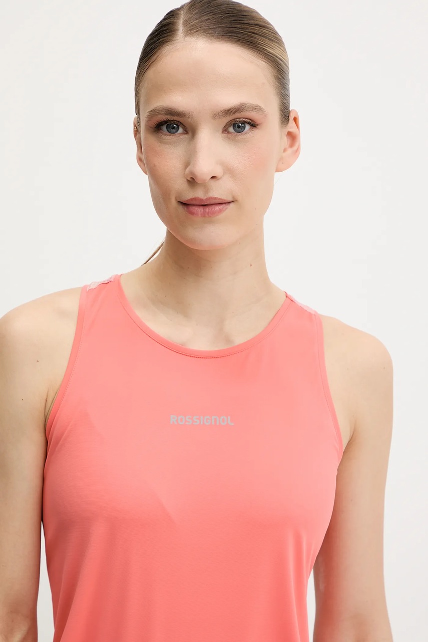 Τοπ προπόνησης Rossignol SAPA χρώμα: πορτοκαλί, RLNWY06 φωτογραφία