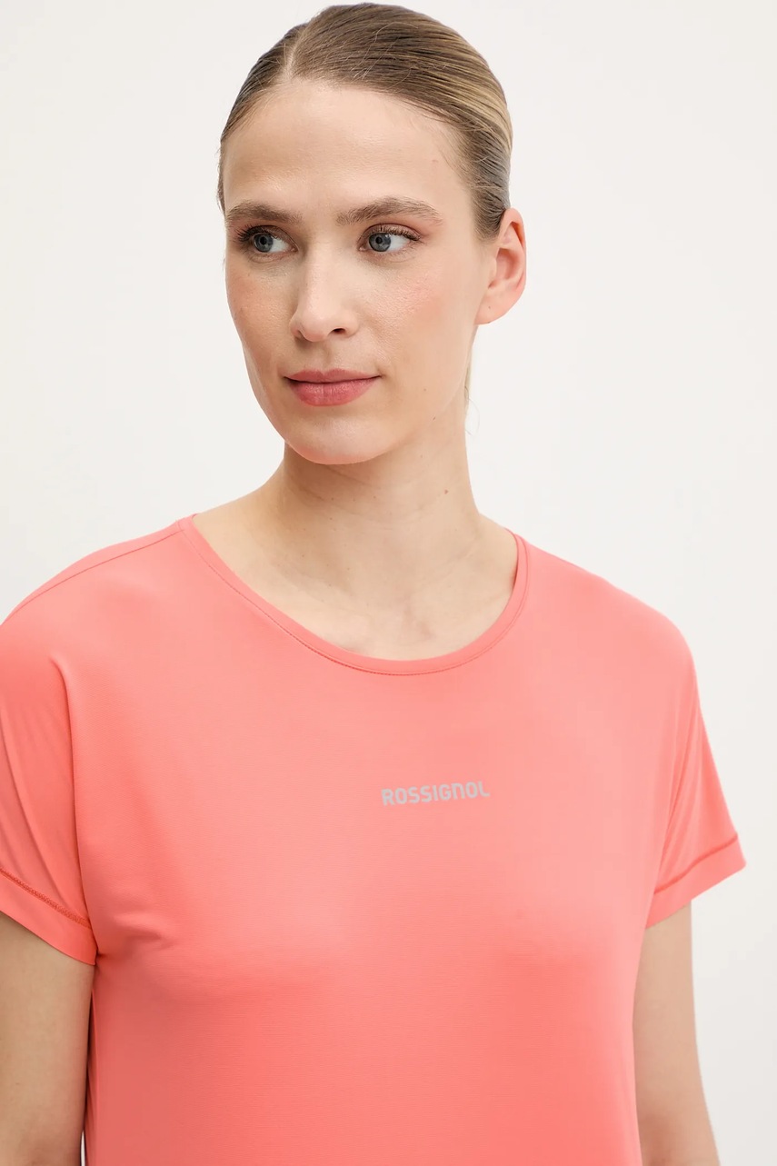 Μπλουζάκι Rossignol SAPA χρώμα: πορτοκαλί, RLNWY09 φωτογραφία