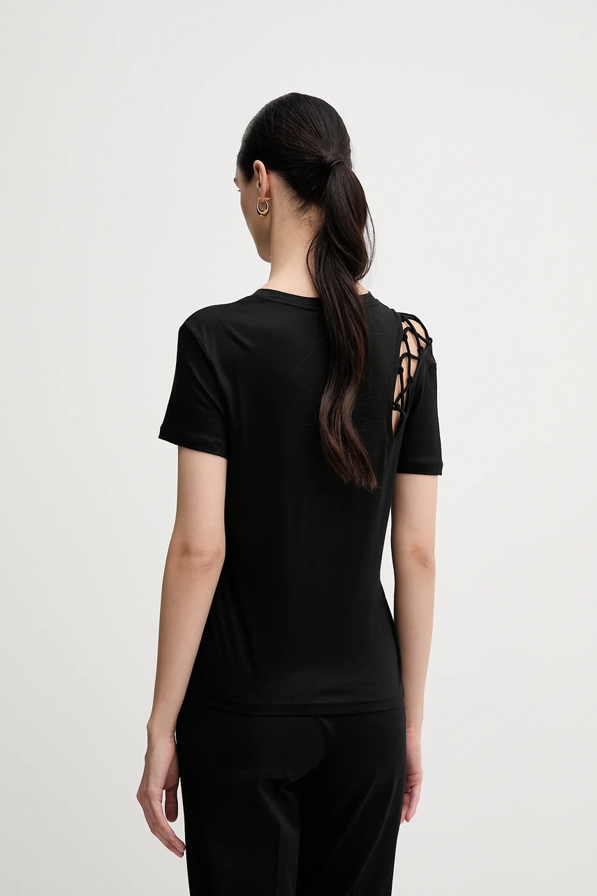 Sisley t-shirt fekete, 3W6HL107N termék 2. képe