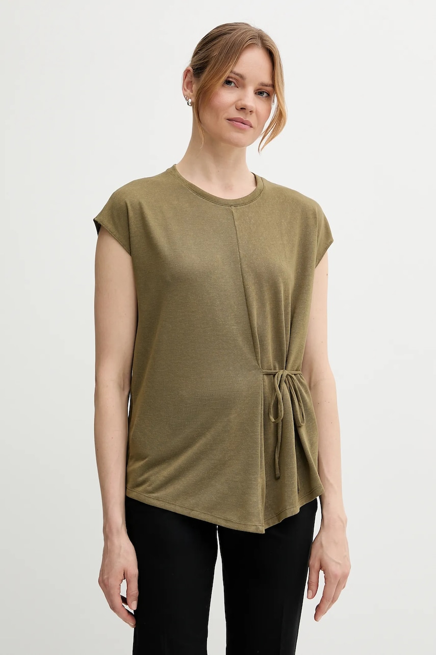 Sisley tricou culoarea verde, 3TGBL107D