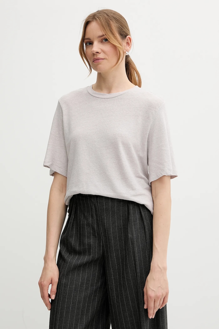 Sisley tricou de in culoarea gri, 3UTFL107C