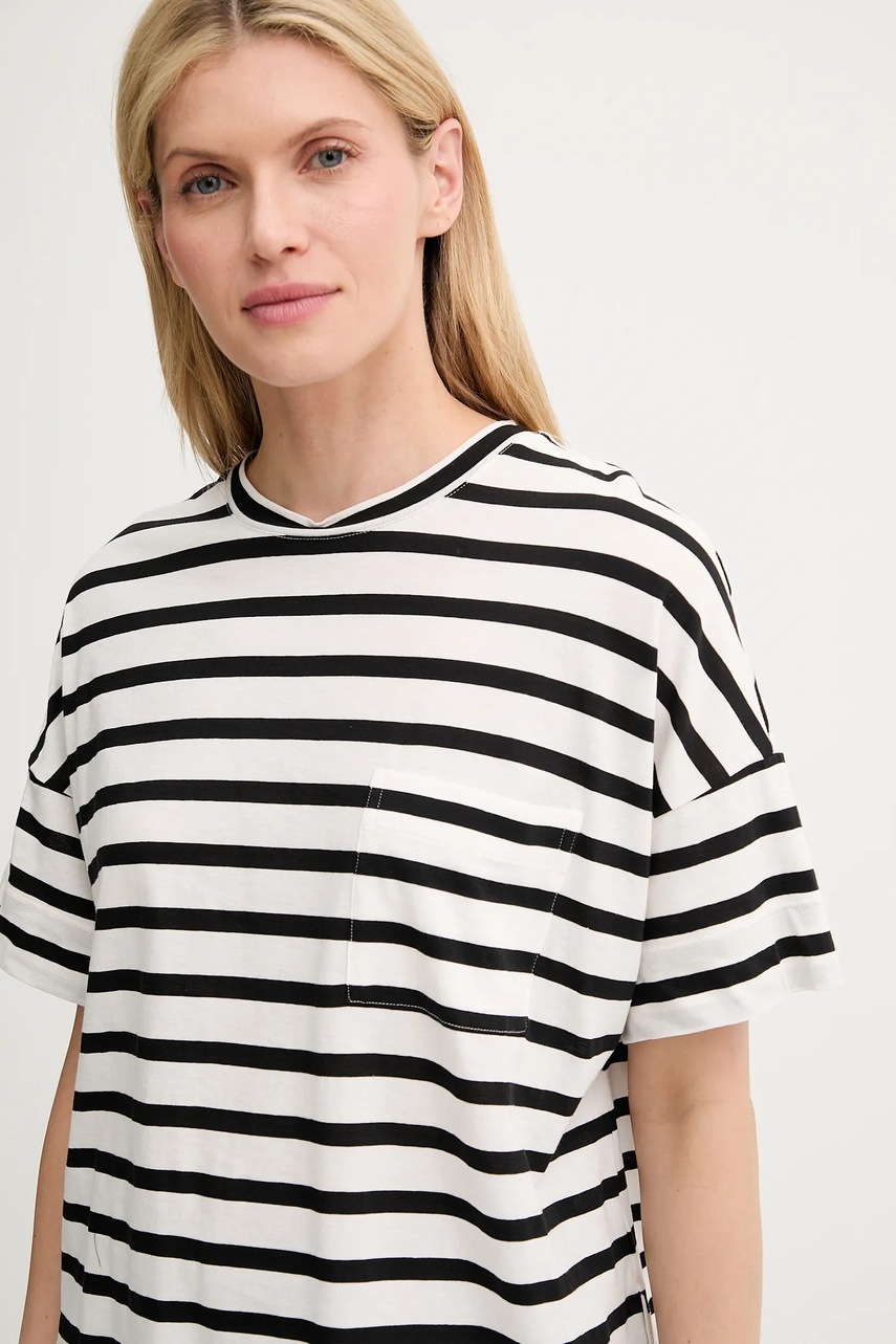 Βαμβακερό μπλουζάκι Marc O'Polo χρώμα: πολύχρωμο, 504206751193 φωτογραφία