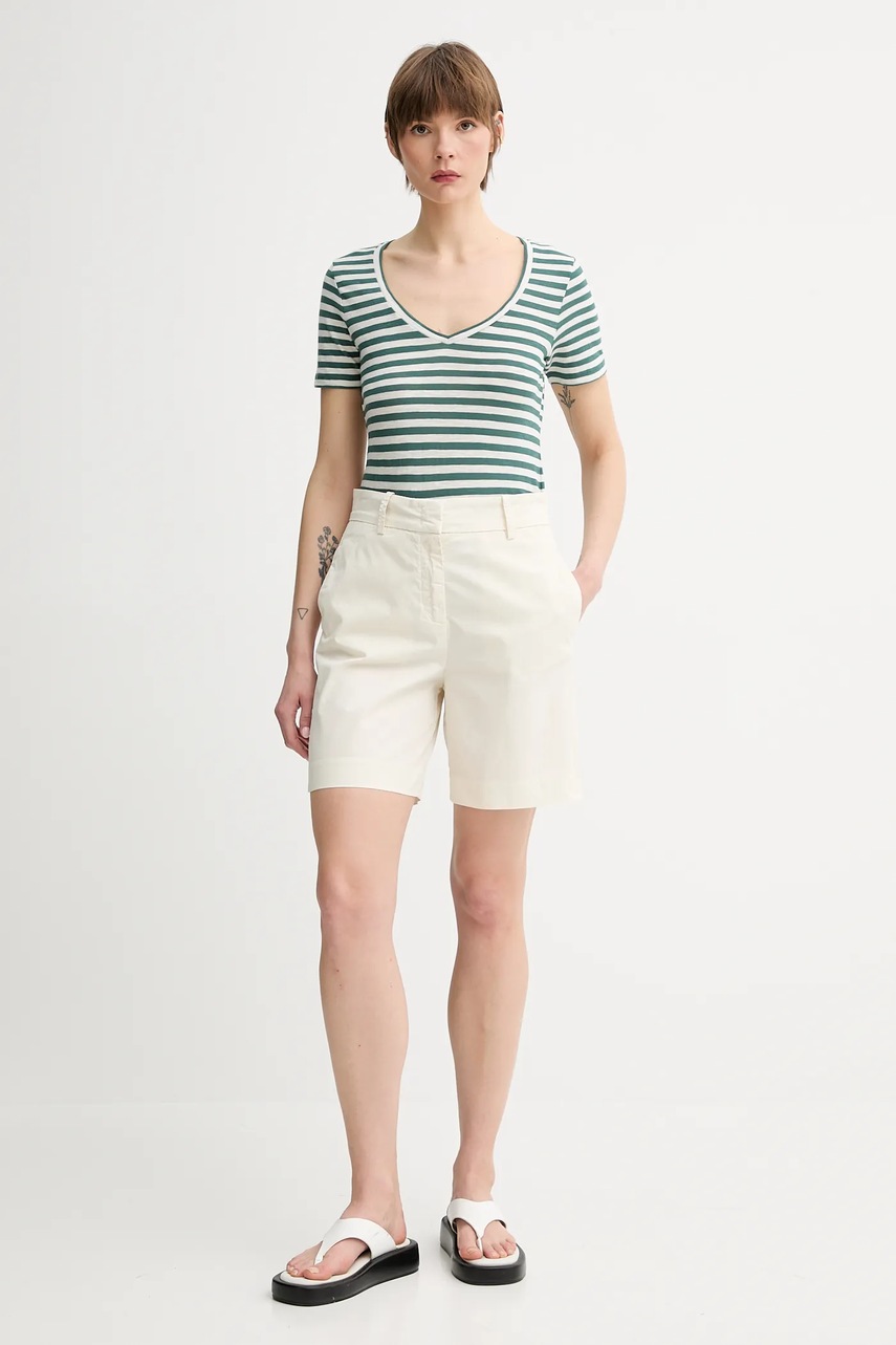 Хлопковая футболка цвет зелёный 504219651293