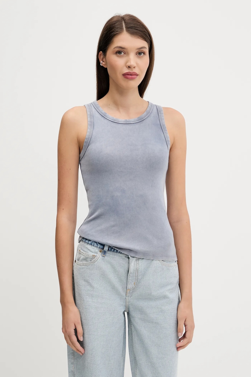 Βαμβακερό τοπ Abercrombie & Fitch