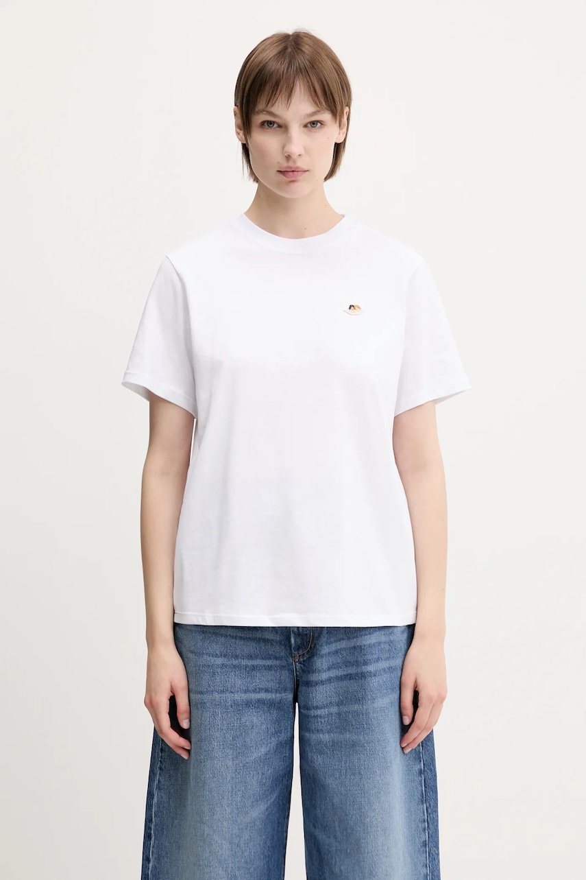 Fiorucci tricou din bumbac Angel Patch Slim Fit culoarea alb, W02SPTSH101CJ01WH01
