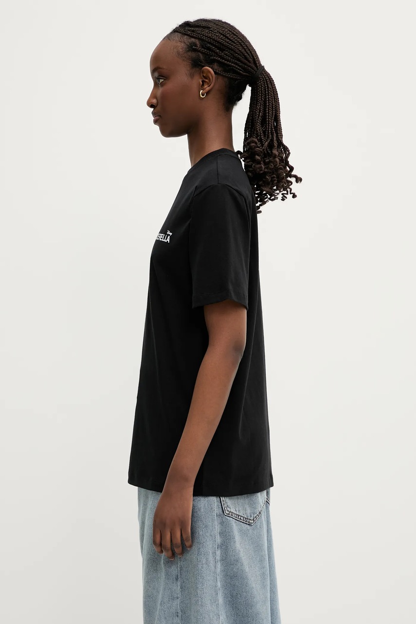 Хлопковая футболка Coperni x Disney Cinderella цвет чёрный DJS03F5036CIN