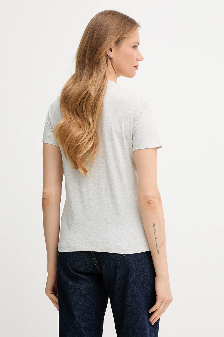 Футболка Tommy Jeans цвет серый DW0DW21964