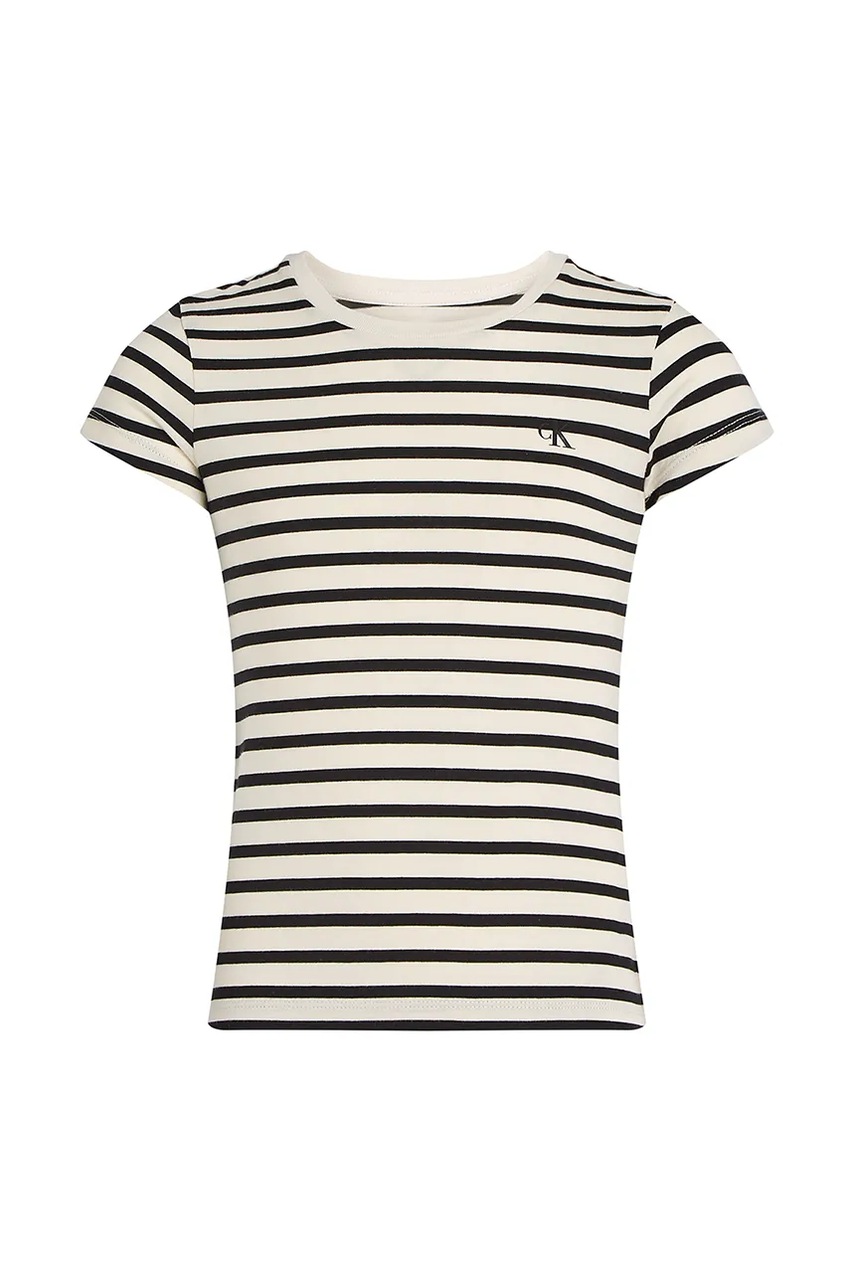 Дитяча бавовняна футболка Calvin Klein Jeans колір чорний IG0IG02799 в Луцьку Дитяча бавовняна футболка Calvin Klein Jeans колір чорний IG0IG02799 в Луцьку