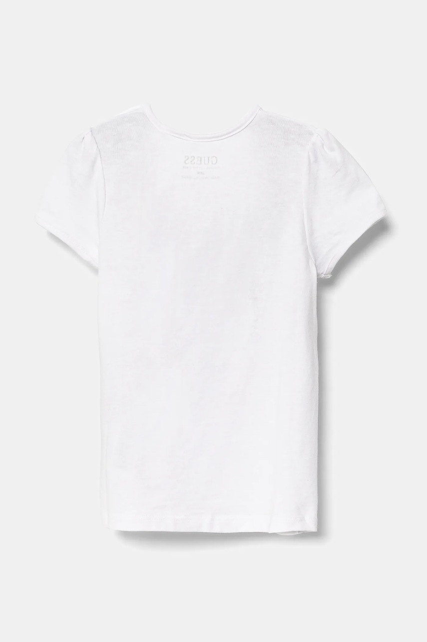 Футболка для младенцев Guess цвет белый A5RI03 K6YW4 Футболка для младенцев Guess цвет белый A5RI03 K6YW4