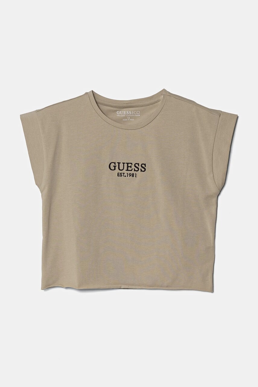 Levně Dětské tričko Guess šedá barva, J4BI34 J1314