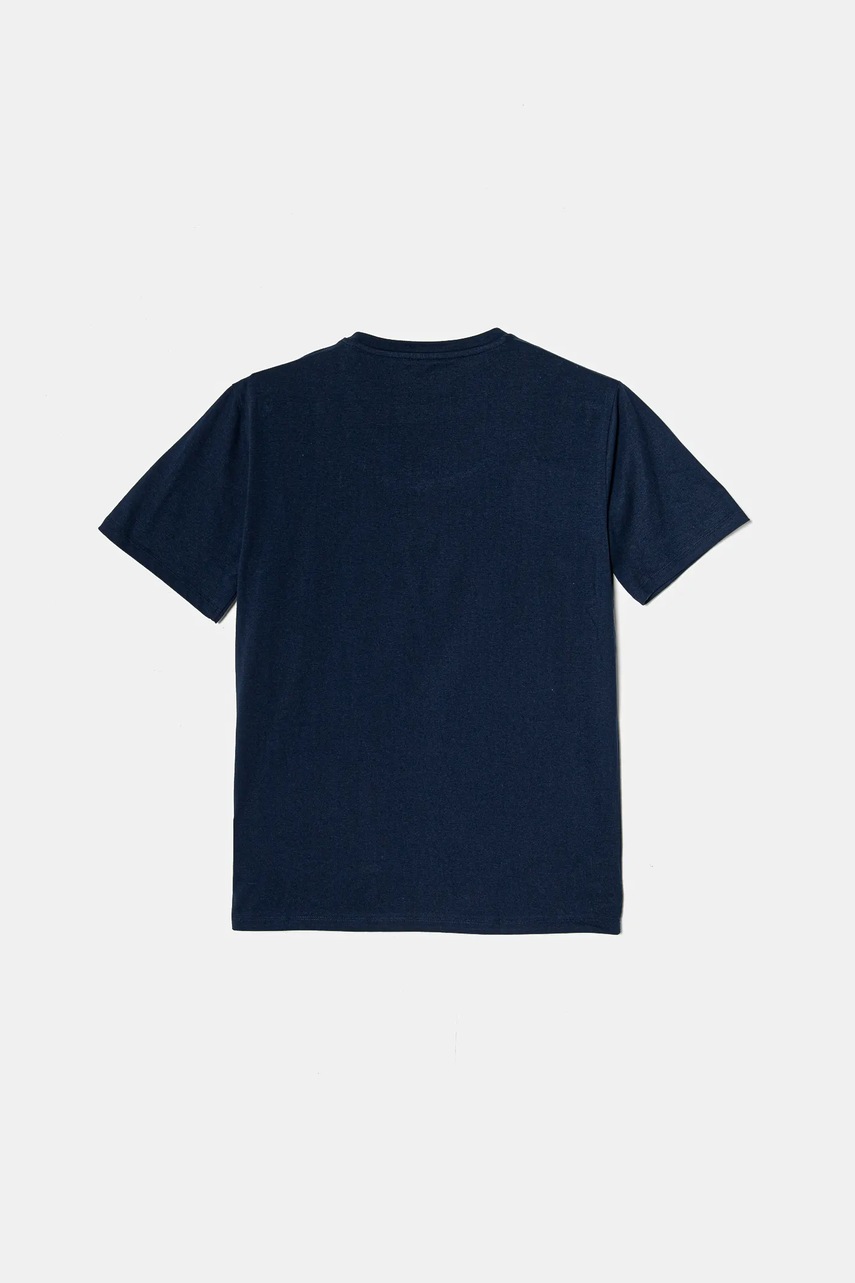 Детская хлопковая футболка Guess цвет синий J5RI28 K8HM4