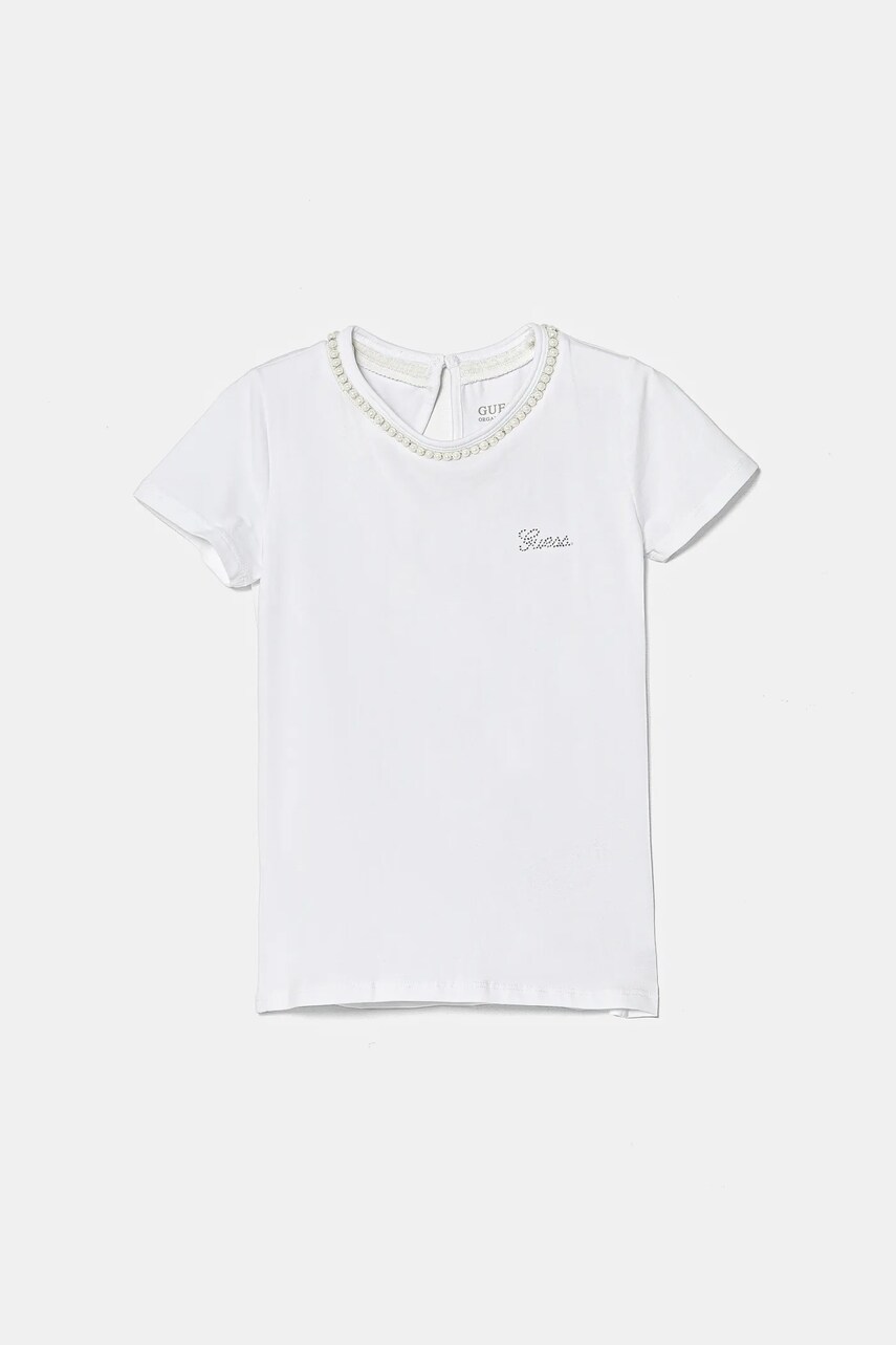 Levně Dětské tričko Guess bílá barva, J5RI39 K6YW4