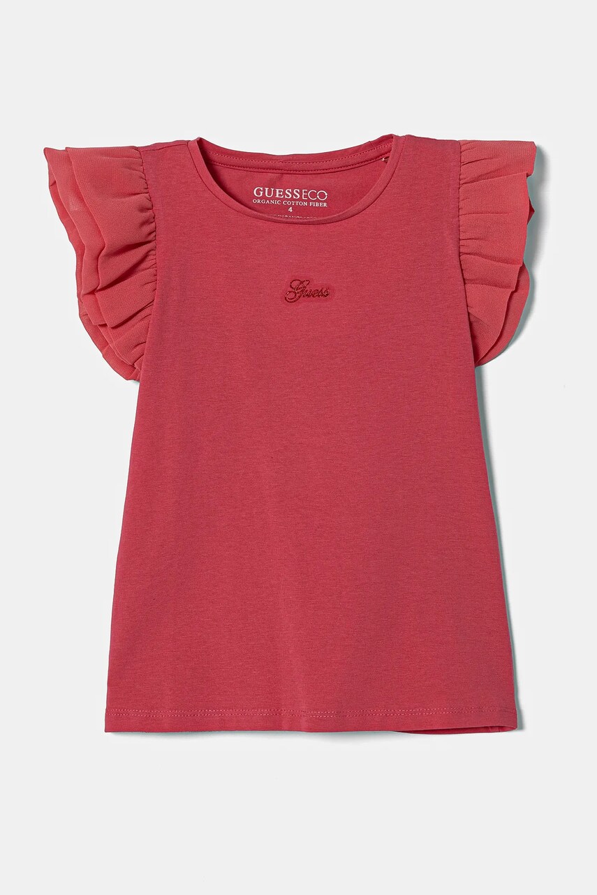 

Детска тениска Guess в розово K5RI22 K6YW4, Розов