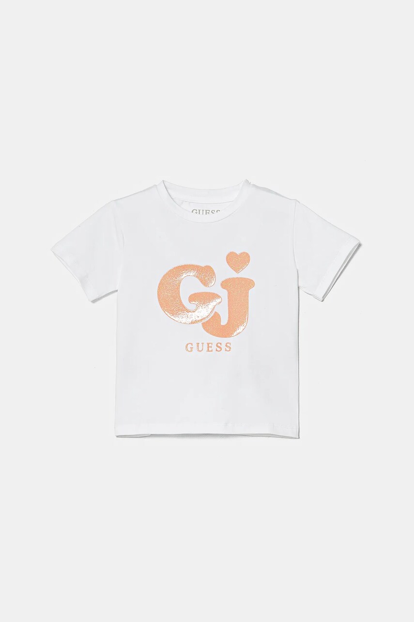 Levně Dětské tričko Guess bílá barva, K5RI24 K6YW4