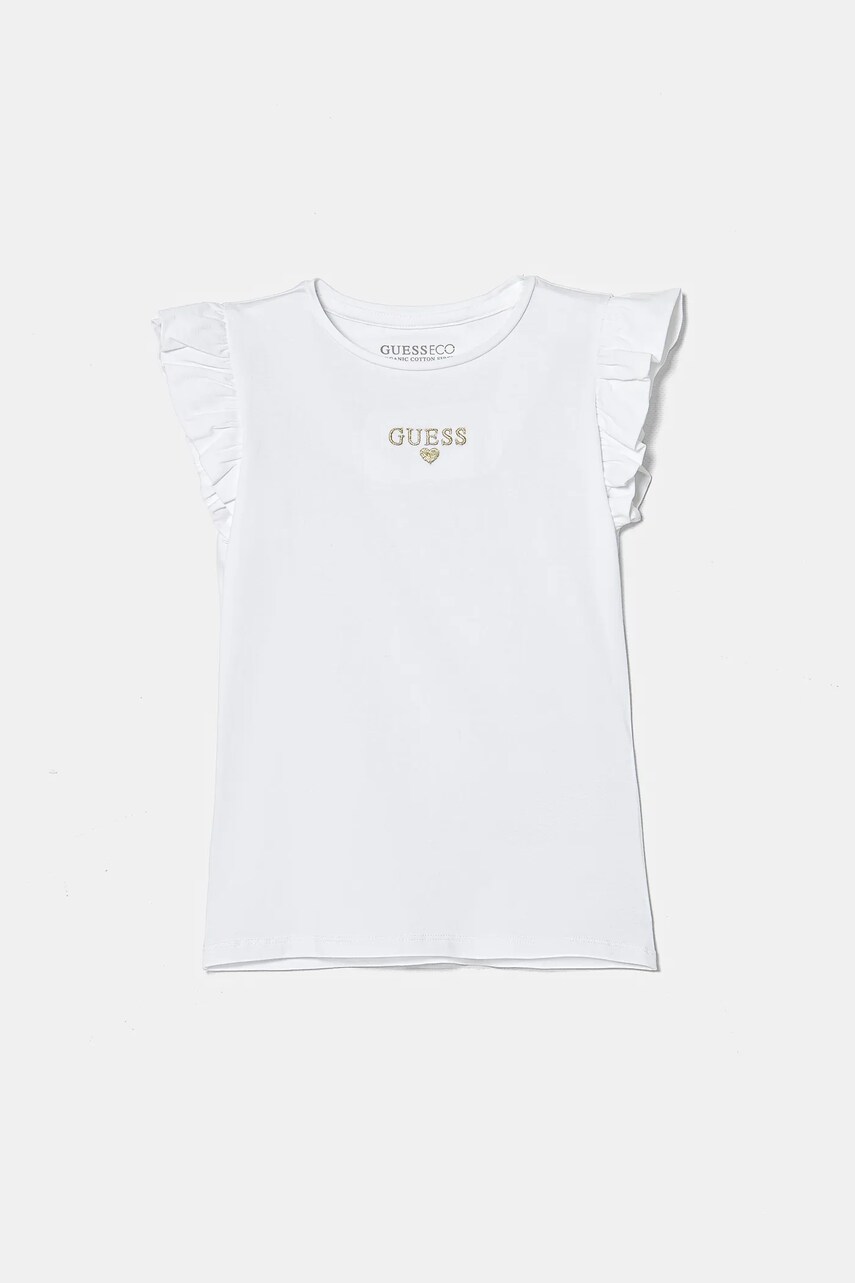 Levně Dětské tričko Guess bílá barva, K5RI26 K6YW4
