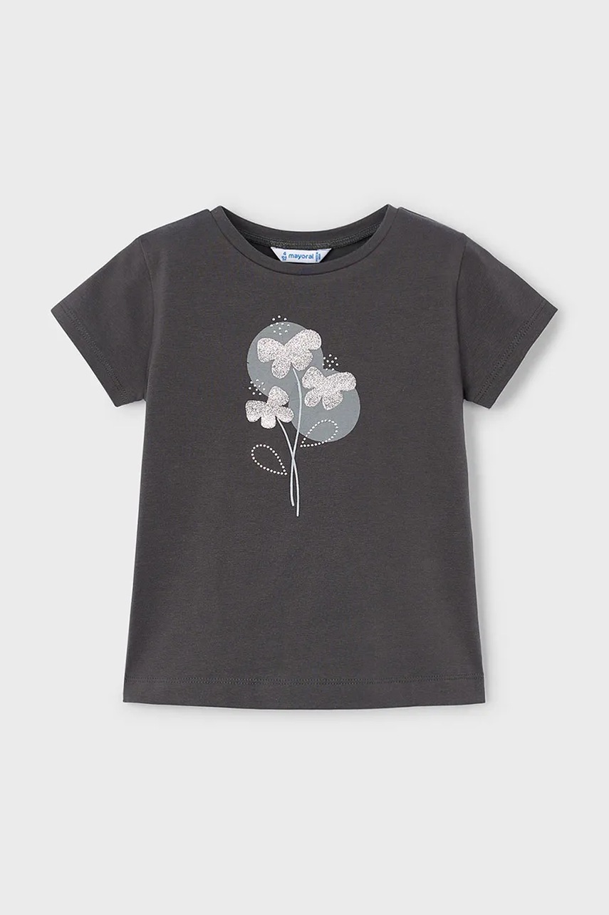 Mayoral tricou copii culoarea gri, 174