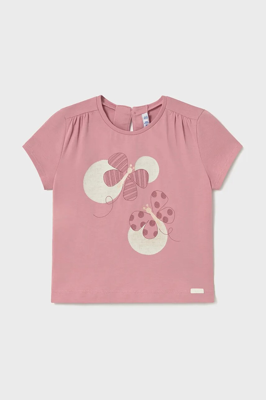 Mayoral tricou copii culoarea roz, 1043