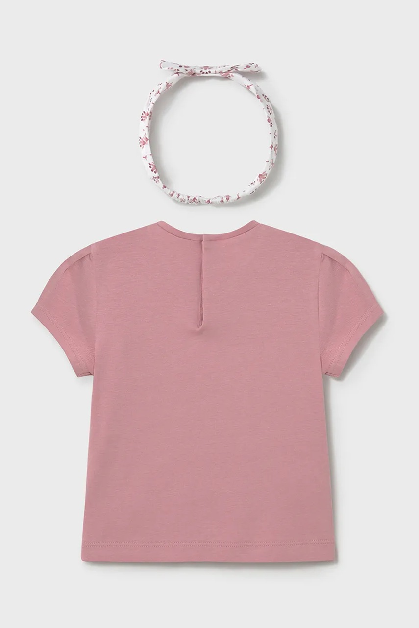 Детская футболка Mayoral цвет розовый 1044