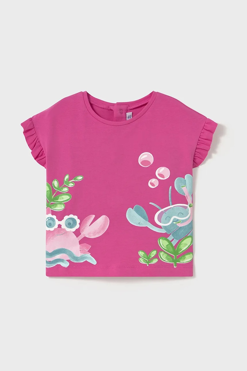 Mayoral tricou copii culoarea roz, 1048
