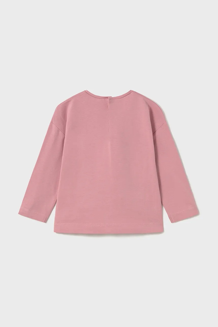 Детский лонгслив Mayoral цвет розовый 1051