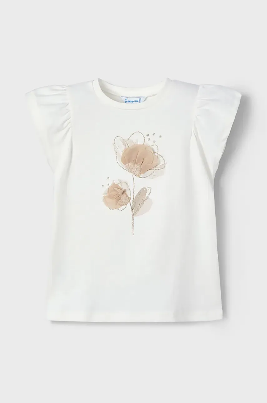 Mayoral tricou copii culoarea maro, 3002