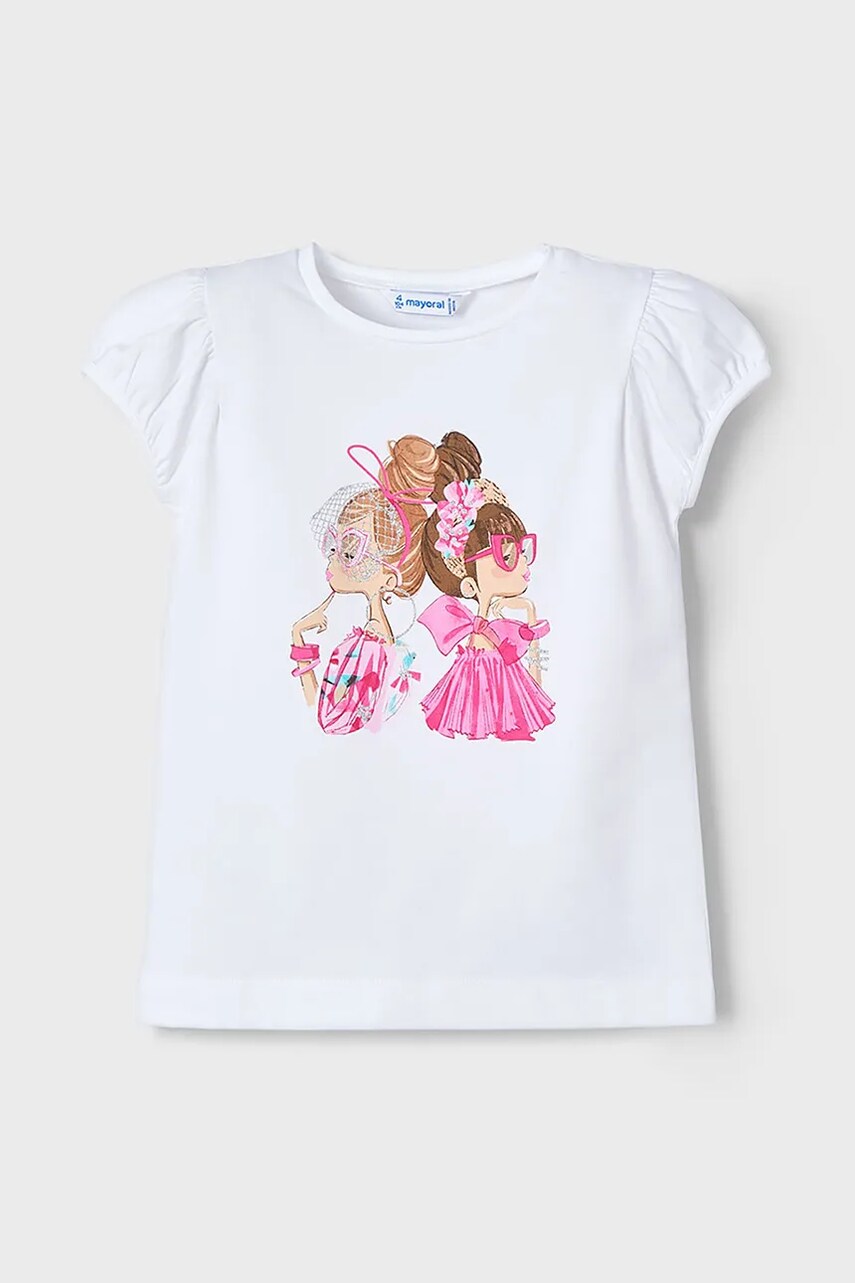 Mayoral tricou copii culoarea roz, 3003