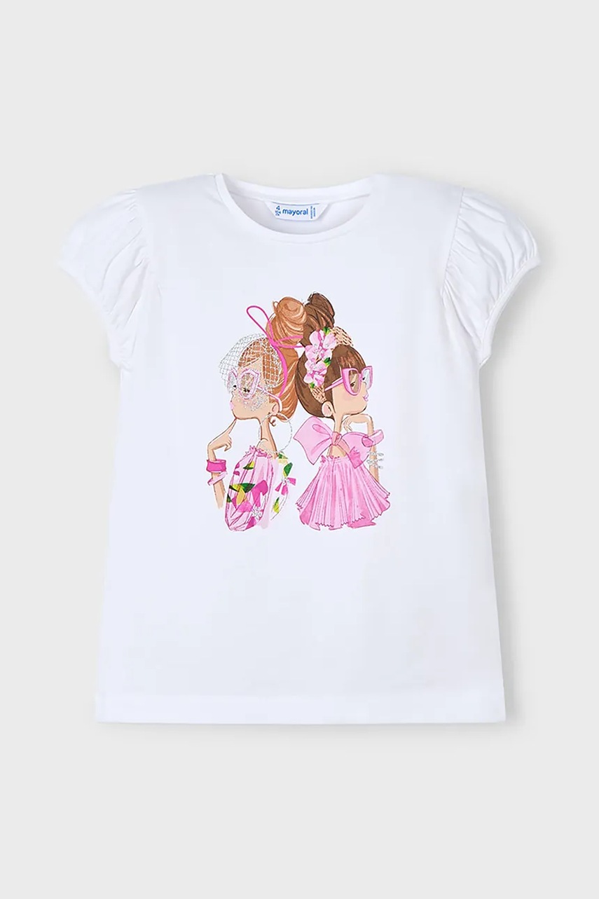 Детская футболка Mayoral цвет фиолетовый 3003