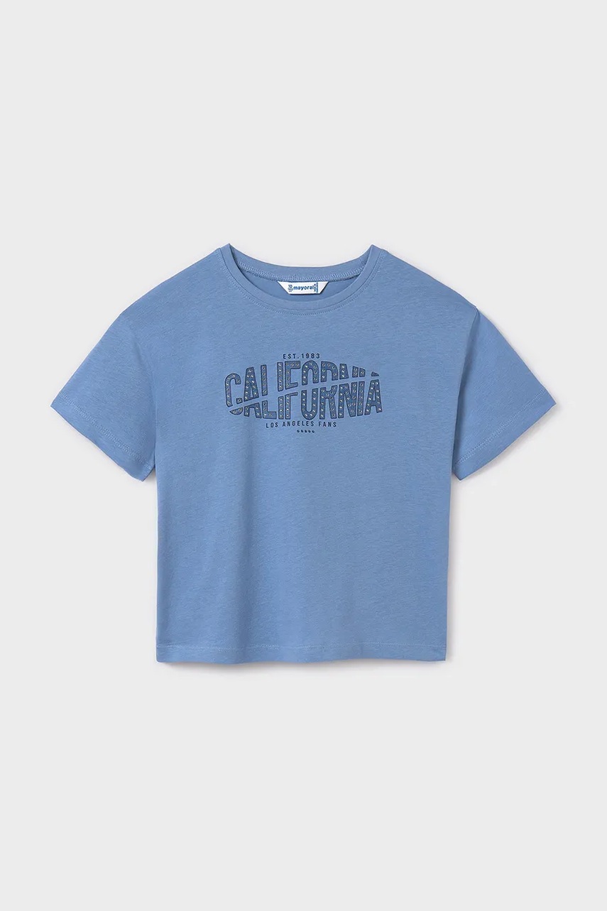 Детская хлопковая футболка Mayoral 6024